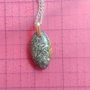 Hand crafted Mexican fossil pendent